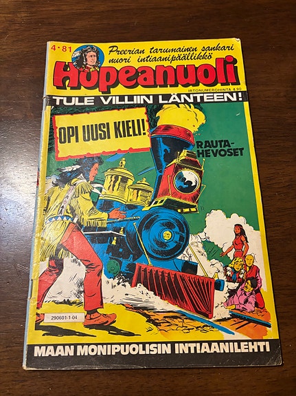 Hopeanuoli sarjakuvalehti 4/81