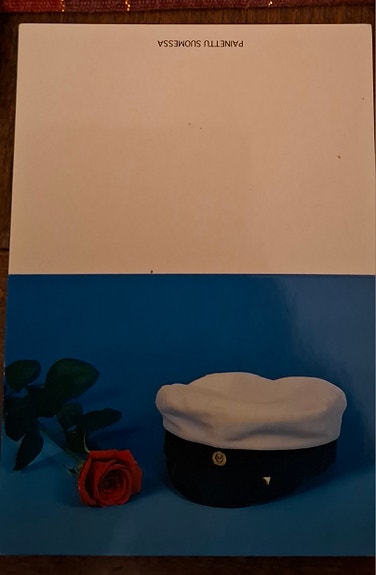 Tyhjä kortti ylioppilaalle