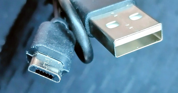 USB-kaapeli USB-A–Micro-USB 25 cm, 5 kpl