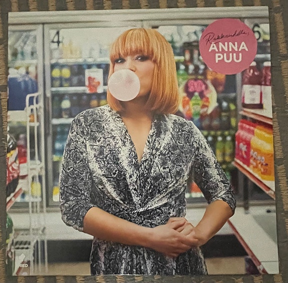 Harvinainen Anna Puu - Rakkaudella pinkki vinyyli