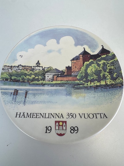 Arabia Hämeenlinna Vuosilautanen 1989
