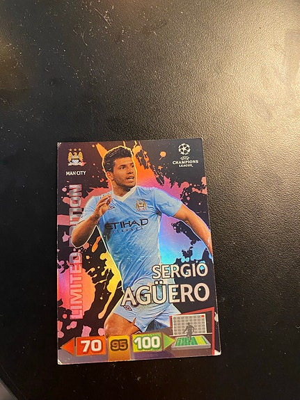 Panini Adrenalyn XL Sergio Agüero jalkapallokeräilykortti