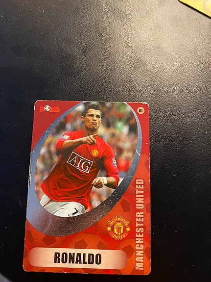 Cristiano Ronaldo jalkapallokortti Manchester United