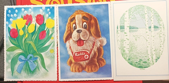 Vintage kortit Punainen Risti