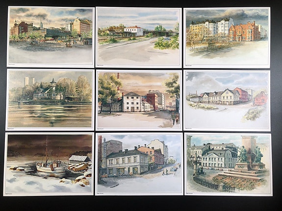 Kimmo Pälikkö Finland Postcards Lot 3 - Kimmo Pälikkö Suomi Postikortit Erä 3