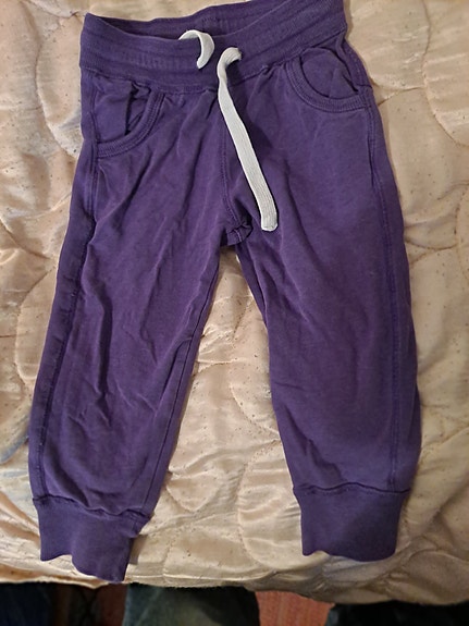 Lindex lasten housut 98 violetti
