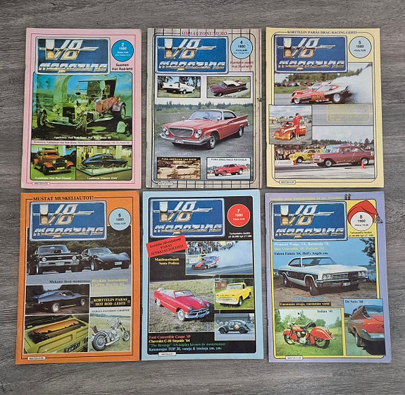 V8 Magazine lehtiä 1980.