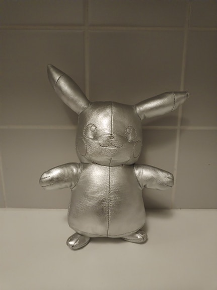 Silver Pikachu 25th Pokemon Anniversary Pehmo