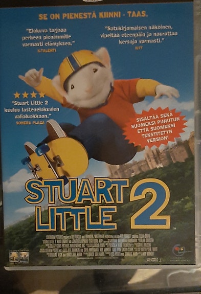 Stuart Little 2, lastenelokuva, DVD (S).