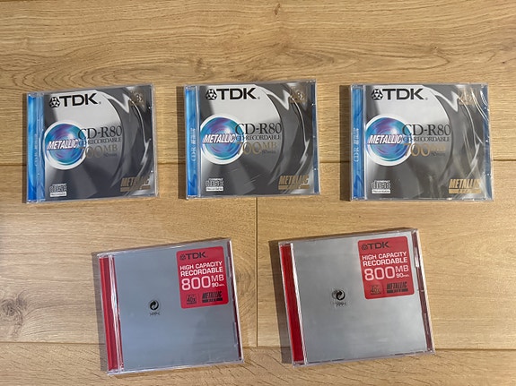 TDK CD-R levyjä 5 kpl