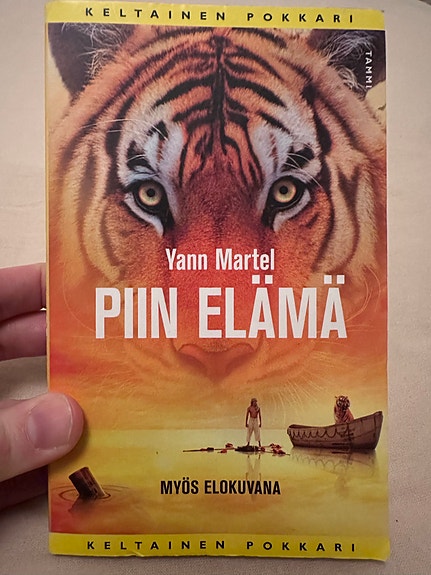 Yann Martel Piin elämä romaani suomenkielinen pokkari