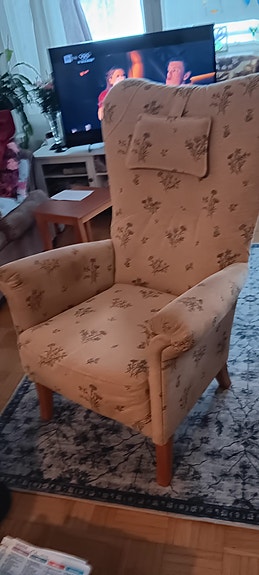 Hyväkuntoinen nojatuoli