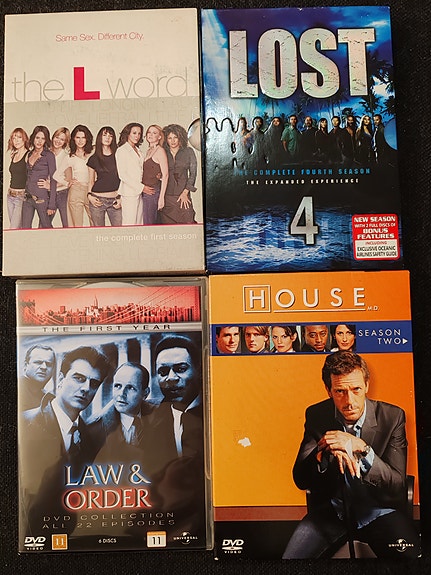 Tv-sarjojen kausia DVD