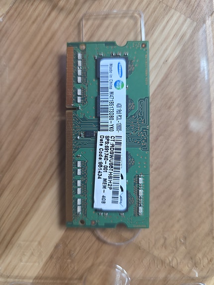 Samsung 4GB DDR3 SO-DIMM RAM-muisti