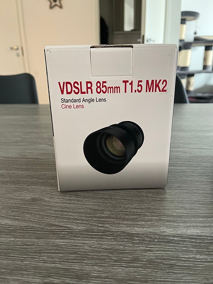 Samyang VDSLR 85mm T1.5 MK2 cine-objektiivi (Canon RF)