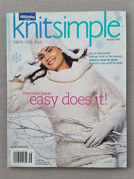 UUSI lehti: Vogue knitting: Knit simple