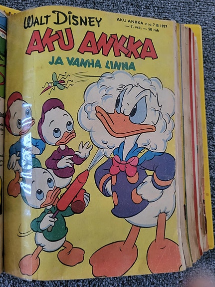 Aku ankka lehdet 1954-1961 + 52b/1984 (17 kpl)