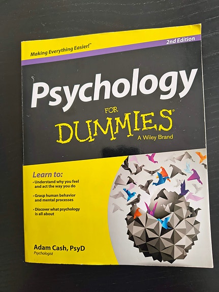 Psychology for Dummies kirja englanninkielinen