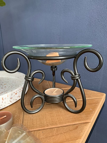 Partylite lyhty/kynttiläteline, tuoksukynttilät