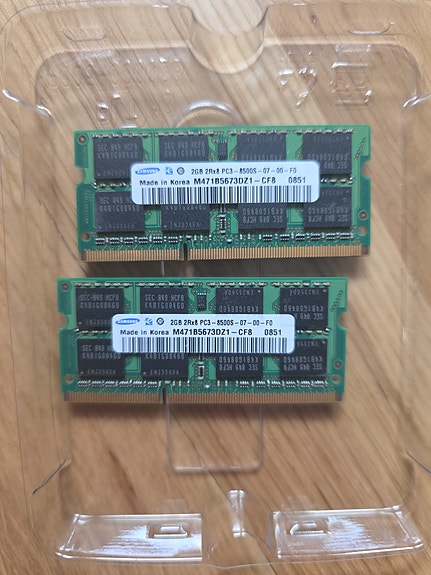 Samsung DDR3 SO-DIMM RAM-muisti 2x2 Gt