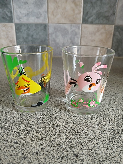 Angry birds juomalasit