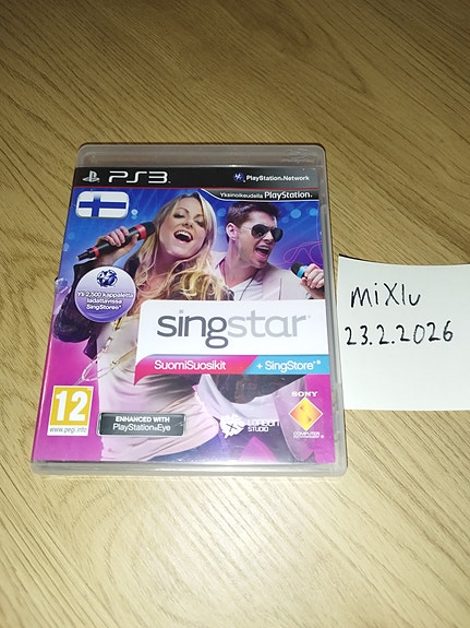 SingStar SuomiSuosikit (CiB, near mint!) PS3