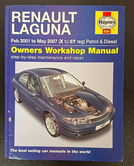 Renault Laguna 2 korjausopas