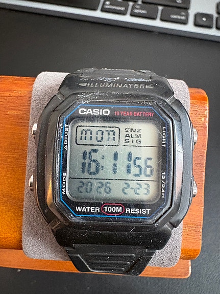 Casio W-800H – 100M digitaalikello – 10 vuoden paristo
