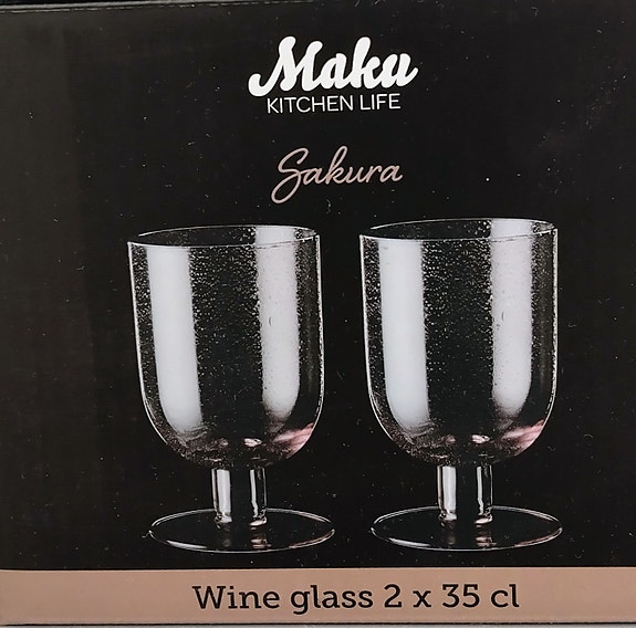Viinilasit 35 cl 8 kpl Maku Sakura