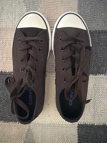 Converse lasten tennarit koko 31 musta unisex