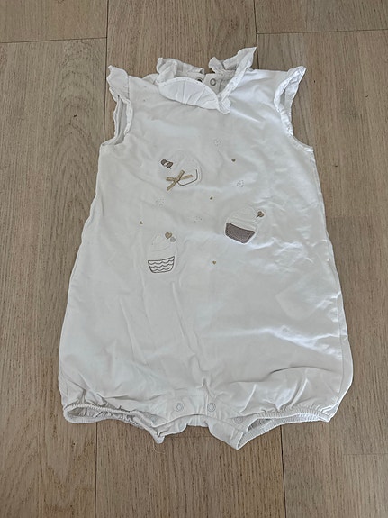 Mayoral lasten body 80 valkoinen puuvilla unisex