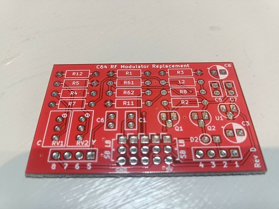 Commodore 64 C64 RF Modulator Replacement DIY kit