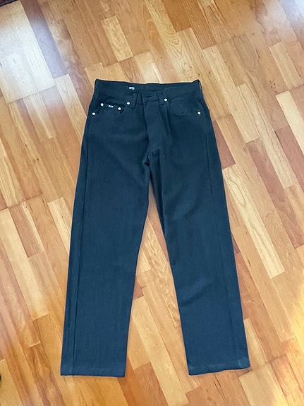 Hugo Boss Alabama miesten housut W34 musta viskoosi