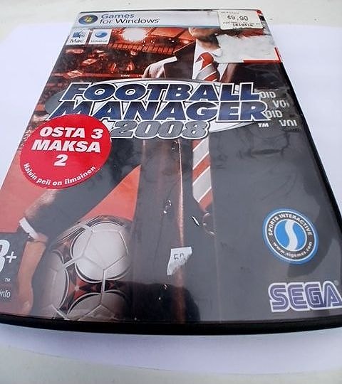 Football Manager 2008 PC CD-ROM