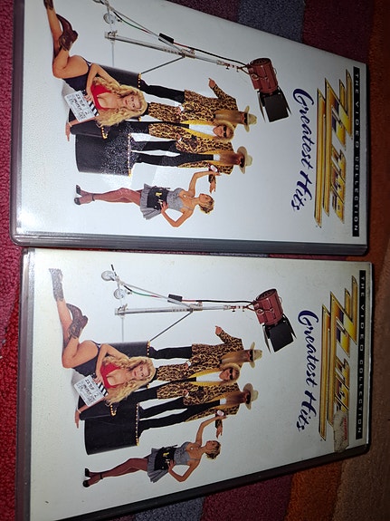ZZ Top Greatest Hits VHS-kasetti x2