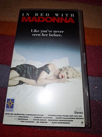 Madonna In Bed With Madonna VHS-kasetti
