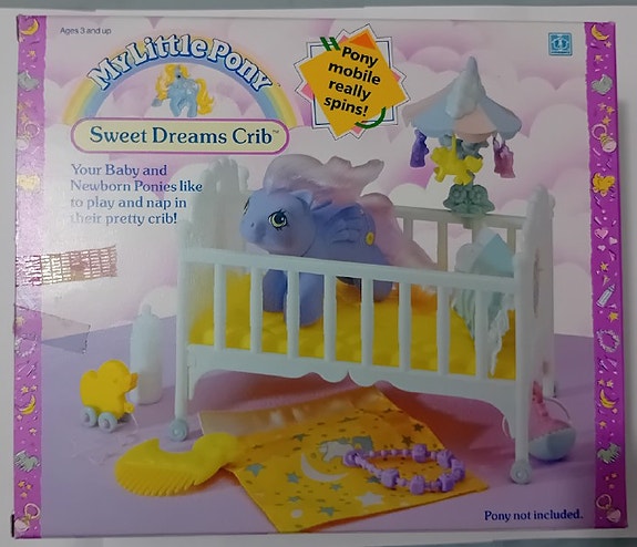 G1 My little pony, Sweet Dreams Crib (MIB 1989)