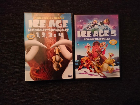 Ice Age elokuvat 1 – 5 Dvd