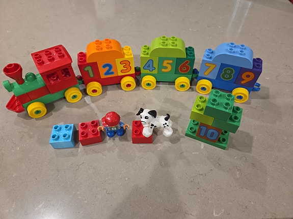 Duplo Lego numerojuna