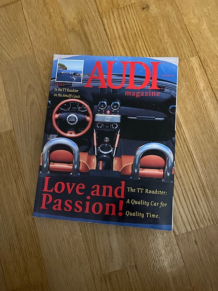 Audi Magazine lehti Audi TT Roadster -teemanumero