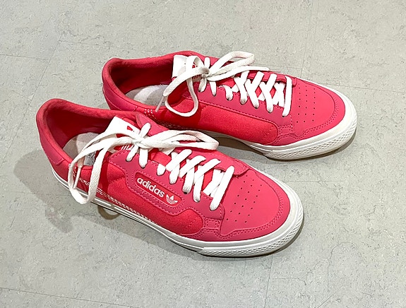 Adidas, pinkit tennarit, tekstiiliä + nahkaa, 38 - 38 2/3