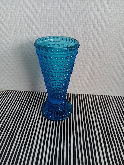 Iittala Kastehelmi kääntömaljakko sininen