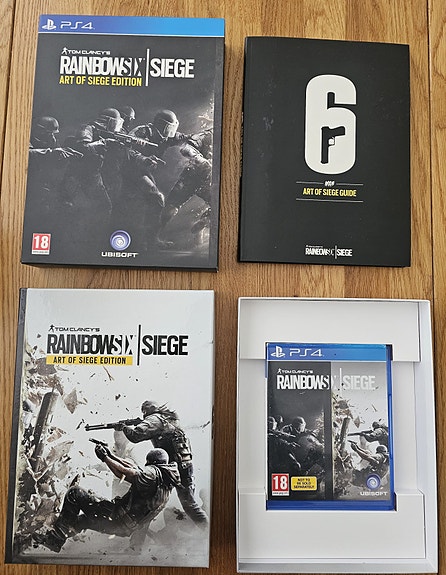 PS4 Rainbow  6 siege Art of siege edition peli