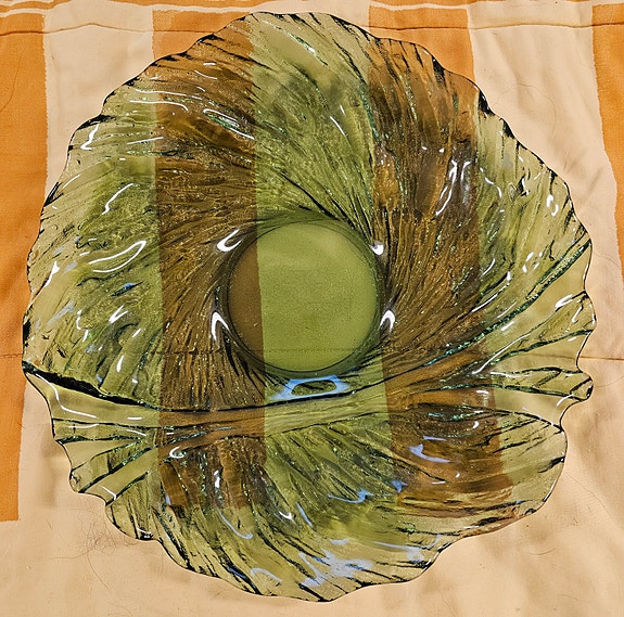 Riihimäki - Vihreä lasikulho 32cm