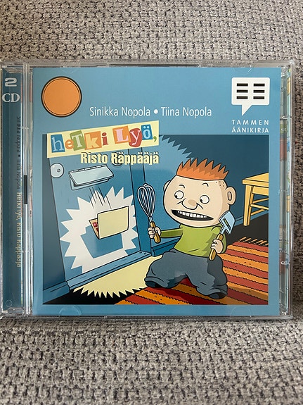 Hetki lyö Risto Räppääjä äänikirja 2 CD