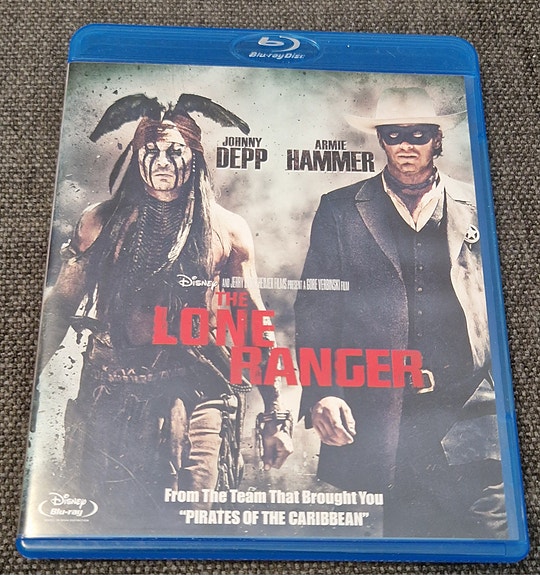 Disney The Lone Ranger Blu-ray-elokuva