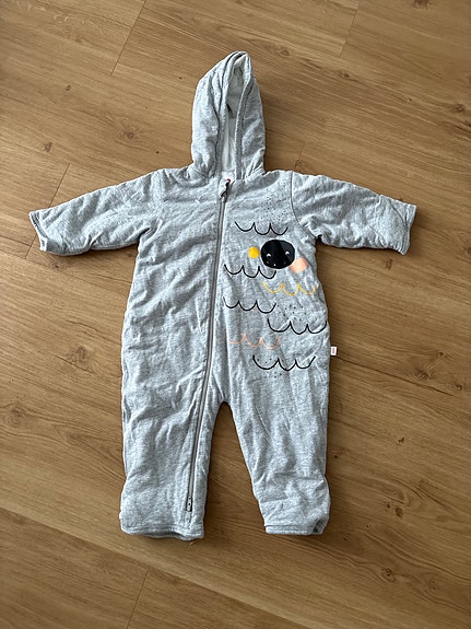 Reima haalari vauvalle 68 harmaa puuvilla unisex