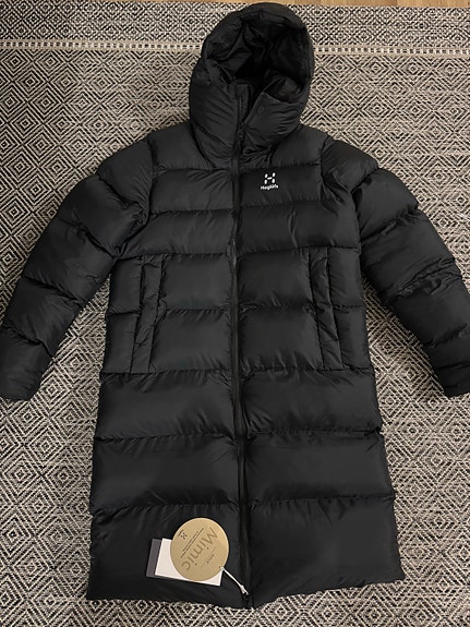 Haglöfs Long Mimic Parka naisten takki S musta nailon
