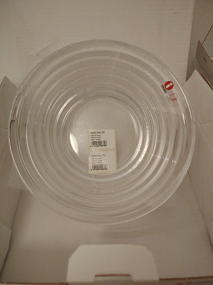 Iittala Aino Aalto kulhoja  165 mm kirkas lasi
