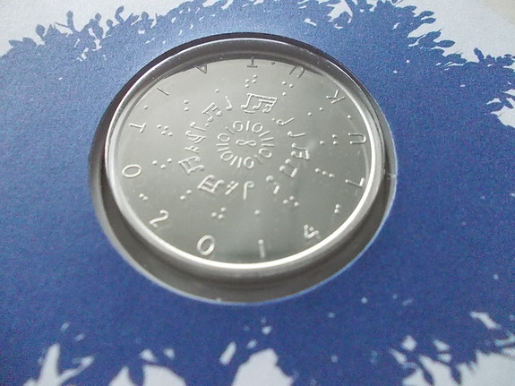 Suomi 2014 10 € Lukutaito HOPEA